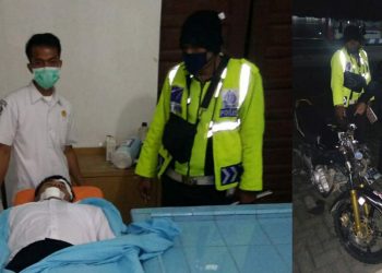 Bonceng Mahasisiwi, Pengendara Vixion Tewas Kecelakaan di Depan Kantor Bupati