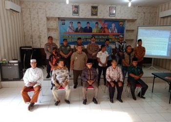 Kapolres Bersama Sejumlah Tokoh Tanda Tangani Kesepahaman Penanganan Covid-19