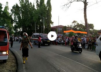 Kebakaran di Komplek Panti Jompo Siantar
