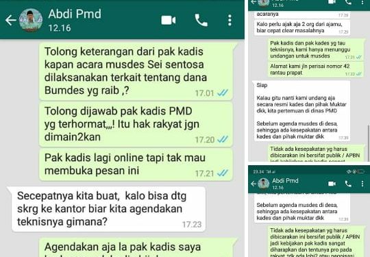Viral di Medsos, Kadis PMD Labuhanbatu Jadi Mediator Atas Raibnya Dana Bumdes Sei Sentosa Viral di Medsos, Kadis PMD Labuhanbatu Jadi Mediator Atas Raibnya Dana Bumdes Sei Sentosa
