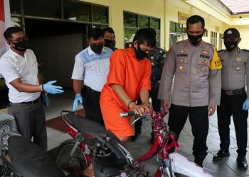 Diciduk Polres Pakpak Bharat, Pelaku Curanmor Ngaku Uangnya Buat Minum Tuak