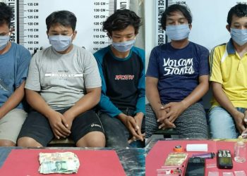 Jelang Malam Takbiran, 5 Orang Diamankan Satres Narkoba di Siantar