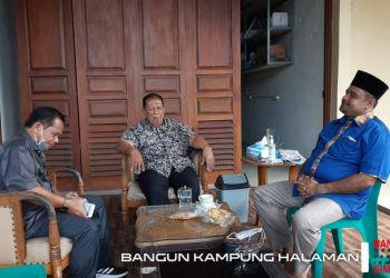 Hasim Kunjungi Mantan Bupati Simalungun Zulkarnain Damanik