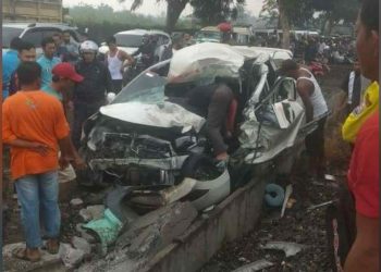 Kecelakan Tronton VS Sigra di Jalan Lintas Medan -Tebing Merenggut Korban Jiwa