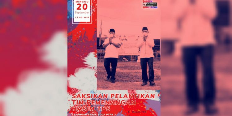 Minggu Besok, Tim Pemenangan Hasim-TPS Dilantik Minggu Besok, Tim Pemenangan Hasim-TPS Dilantik