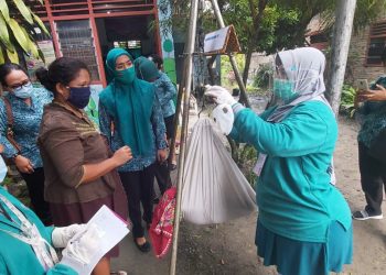 Syahputri Hefriansyah Tinjau Posyandu Meranti di Kelurahan Kahean