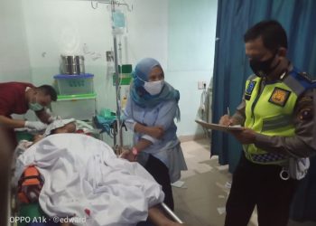 Tabrak Lari di Jalan Farel Pasaribu Siantar, Bustami Purba Terpaksa Dilarikan Ke Rumah Sakit
