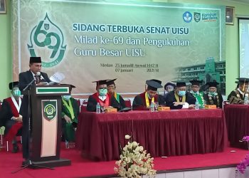 Gubsu Hadiri Milad ke- 69 Universitas Islam Sumatera Utara