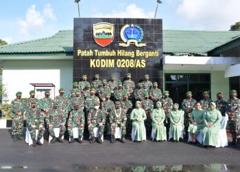 Kunjungi Kodim 0208/AS, Pangdam I/BB Sapa Prajurit dan Silaturahmi dengan FKPD 3 Wilayah