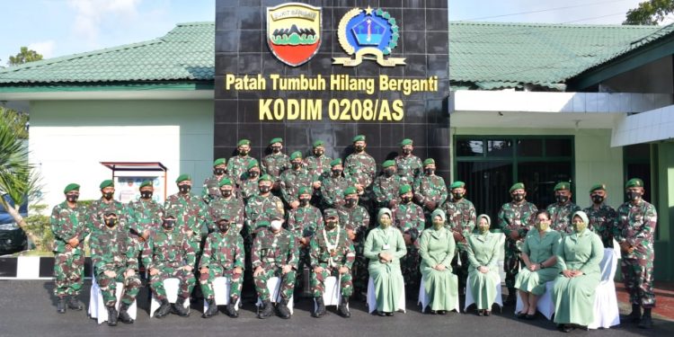 Kunjungi Kodim 0208/AS, Pangdam I/BB Sapa Prajurit dan Silaturahmi dengan FKPD 3 Wilayah