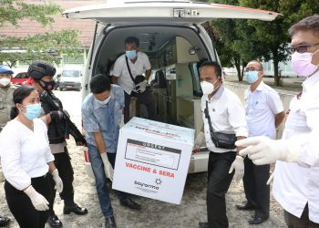 5.200 Vial Vaksin Sinovac Tiba di Siantar, Tahap Pertama untuk Forkopimda dan Tenaga Kesehatan