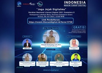 Literasi Digital 2021, Pj Bupati Labuhanbatu Mulyadi Simatupang Ingatkan Bahaya Hoax