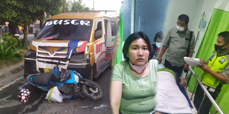 Mopen Sinar Beringin Tabrak Honda Vario, Lasmi Rajagukguk dan Julita Sitanggang Dilarikan Ke Rumah Sakit Mopen Sinar Beringin Tabrak Honda Vario, Lasmi Rajagukguk dan Julita Sitanggang Dilarikan Ke Rumah Sakit
