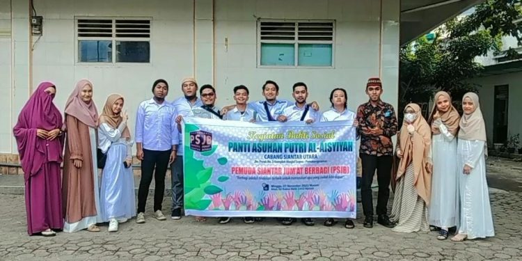 Pemuda Siantar Jumat Berbagi Kunjungi Panti Asuhan Puteri Aisyiah