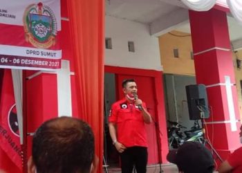 Kantor BMI Simalungun Diresmikan Apel Manalu: Target Merekrut Kader Kalangan Muda