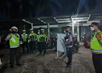 Kapolres Simalungun Pimpin Apel Konsolidasi Bersama Polres Siantar Antisipasi Lonjakan Arus Balik Lebaran 2022