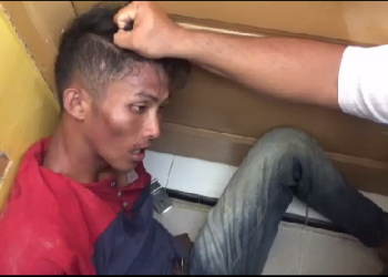 Maling Siang Bolong, Ozi Dipukuli Massa