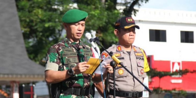 Kapolres Siantar dan Dandim Simalungun Tutup Operasi Ketupat Toba 2019