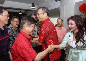 Sihar Sitorus Ikut Rayakan Gong Xi Fa Cai di Medan