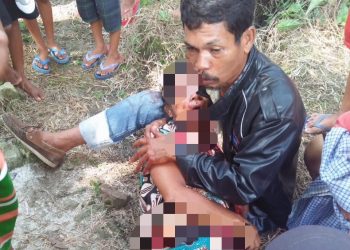 Tragis, Sutri Boru Siagian Tewas Tertimpa Batang Sawit saat Dibonceng Suami