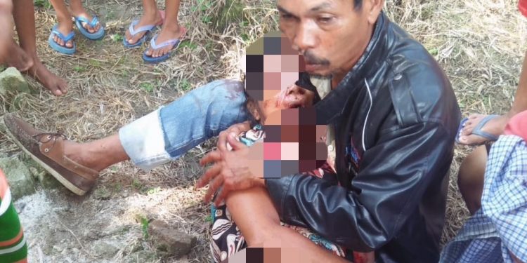 Tragis, Sutri Boru Siagian Tewas Tertimpa Batang Sawit saat Dibonceng Suami