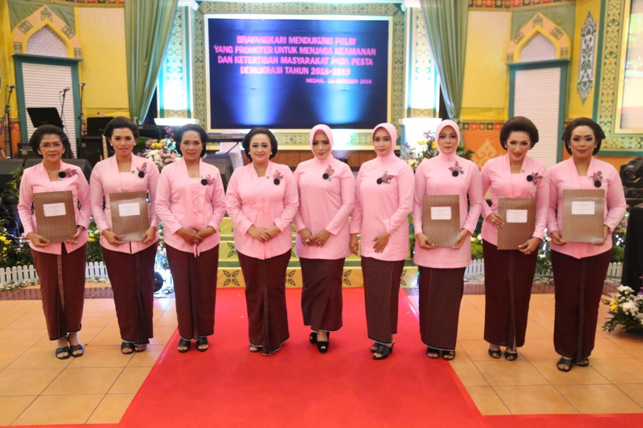 Bhayangkari Sumut Mendukung Polri yang Promoter