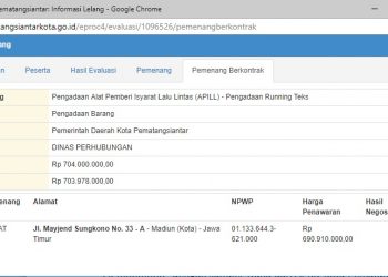 Tak Berfungsi Baik, Ternyata Segini Anggaran Running Teks Dishub Siantar