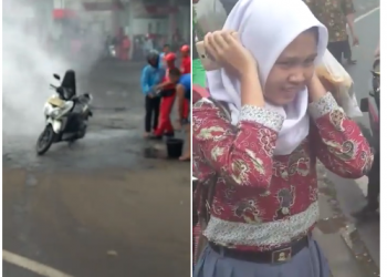 Video HP Meledak Akibat Ditaruh Bagasi Sepedamotor ini Viral...