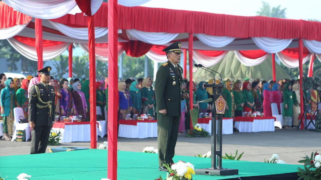 Kapolrestabes Medan Hadiri HUT TNI 73 di Lanud Soewondo