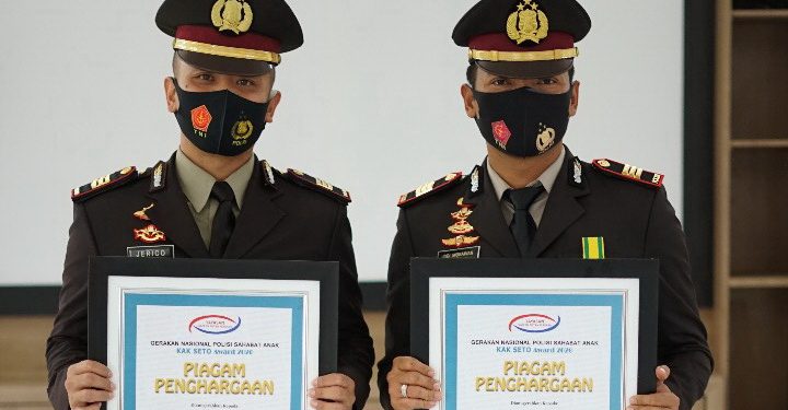 Prestasi AKP Jericho Chandra, Dapat Penghargaan dari Kak Seto Atas Penanganan Kasus Anak