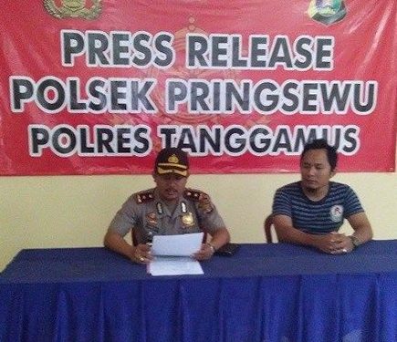 Polsek Pringsewu Tangkap Enam Anggota Sindikat Pembobol Rumah