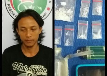 Pengedar Narkoba Diringkus dari Tanjung Pinggir