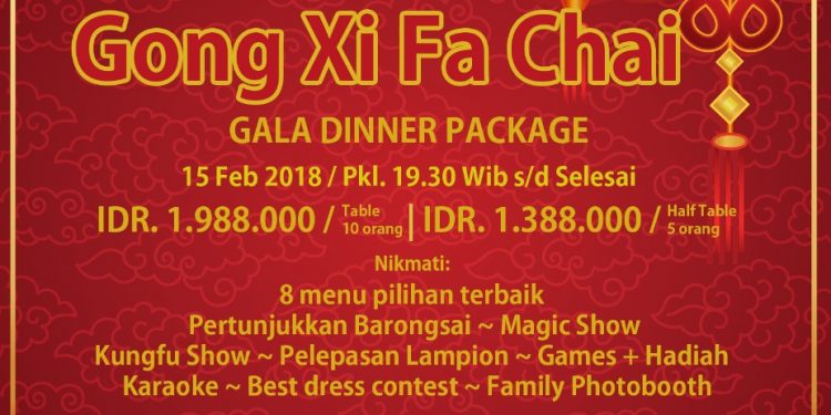 Sukses Event Old & New, Next Gala Dinner Chinese New Year 2018 di Horison Siantar Sukses Event Old & New, Next Gala Dinner Chinese New Year 2018 di Horison Siantar