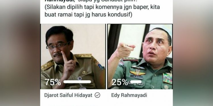 Polling Pilgub Sumut di Page FB Prananda Paloh. Ditunggu Tujuh Hari Ini Hasilnya... Polling Pilgub Sumut di Page FB Prananda Paloh. Ditunggu Tujuh Hari Ini Hasilnya...