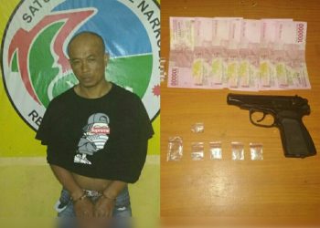 Residivis Berstatus DPO Ini Diciduk Simpan Sabu dan Senpi di Penginapan Fergael...