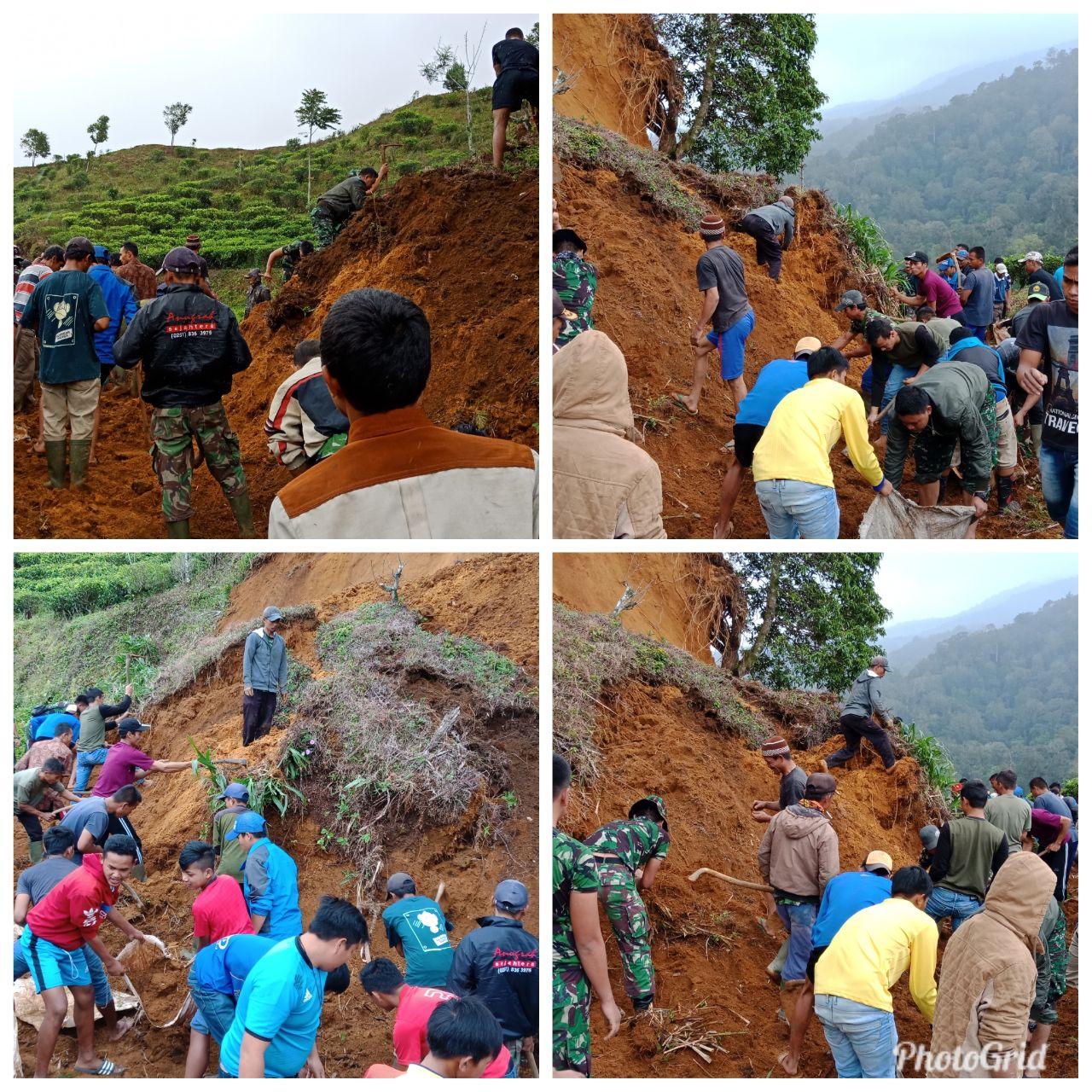 Kopassus Bantu Penanganan Bencana Gempa di Bogor. Jalur ke Cisalimat sudah selesai dibuka Kopassus Bantu Penanganan Bencana Gempa di Bogor. Jalur ke Cisalimat sudah selesai dibuka