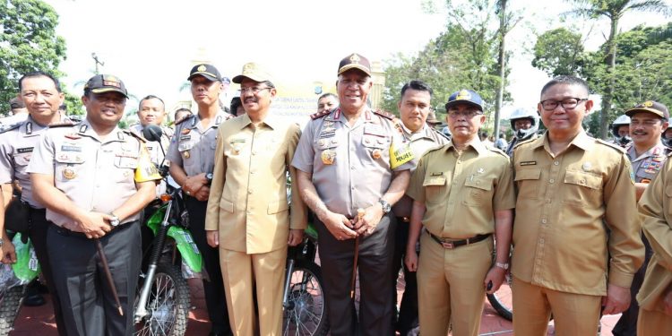 Polres Simalungun Terima 20 Unit Kendaraan Hibah Pemprov