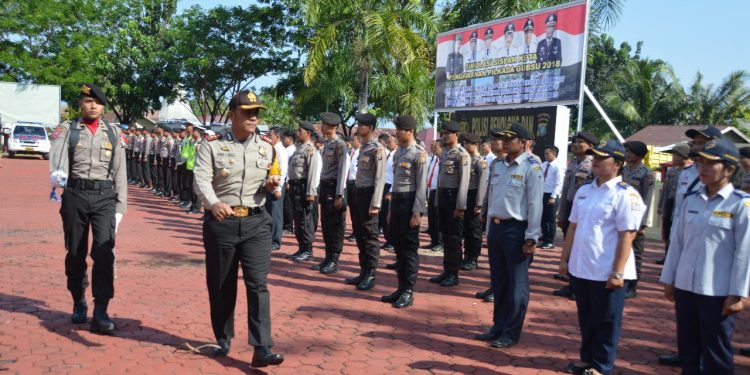 Jelang Pilkada Serentak 2018, Polres Nias Apel Gelar Pasukan Operasi Mantap Praja Toba 2018 Jelang Pilkada Serentak 2018, Polres Nias Apel Gelar Pasukan Operasi Mantap Praja Toba 2018