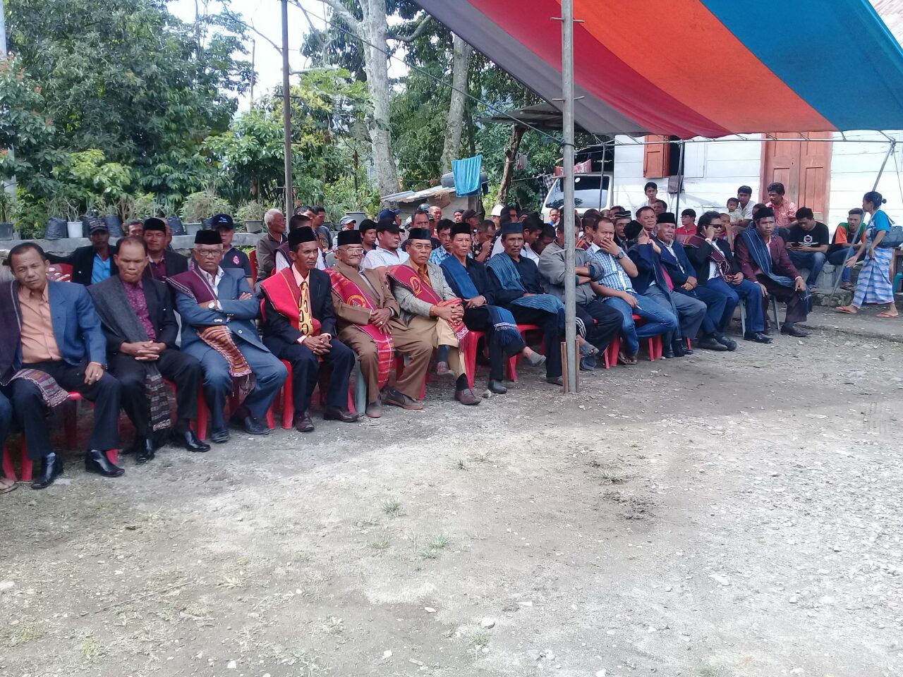 Kelompok Tiga Marga Gelar Ritual di Tano Ponggol, Danau Toba