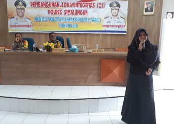 Polres Simalungun Gelar  Rapat Pembangunan Zona Integritas ( ZI ) menuju Wilayah Bebas Korupsi