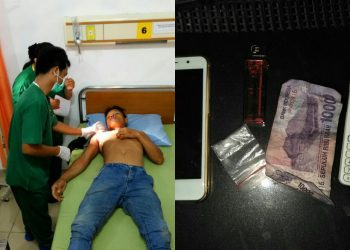 Dorr! Timah Panas Menembus Bahu Pengedar Sabu yang Berusaha Rampas Senpi Polisi