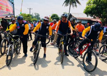 Martin Manurung Hadiri Fun Bike HUT Sibolga