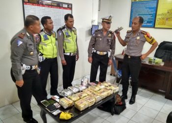 Tiga Pria Pembawa 13 Kilo Sabu dan Puluhan ribu Ekstasi Tertangkap Saat Melintas di Labura