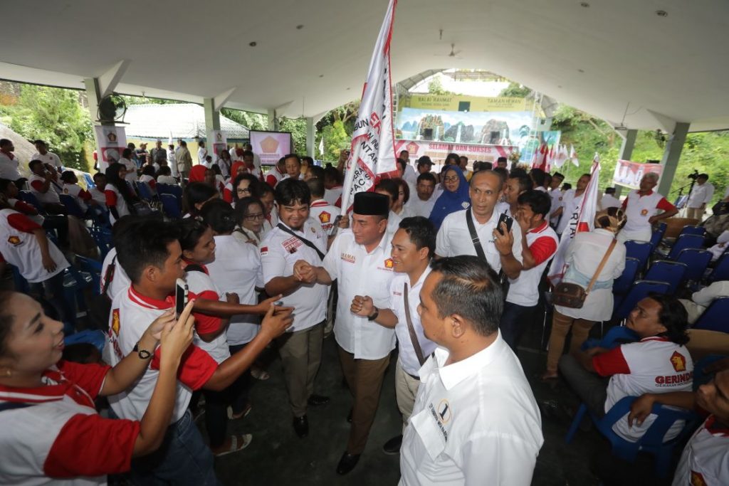 Hadiri Pelantikan DPC Gerindra Siantar, Edy Harapkan Eramas Menang di Siantar
