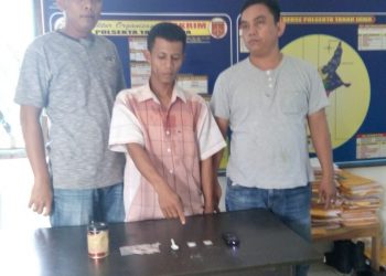 Diduga Nyambi Jual Sabu, Seorang Petani Dibekuk Polsekta Tanah Jawa..
