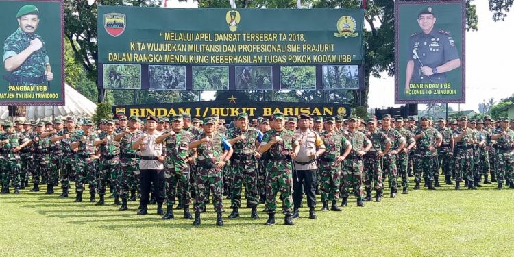 Apel Dansat Kodam I / Bukit Barisan Resmi Dibuka dan Dihadiri Kapolres Simalungun