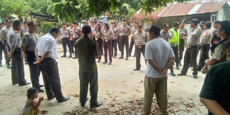Personil Polres Simalungun Kawal Eksekusi Lahan...