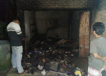 Gegara Kompor Gas, Kios Purwanto Terbakar