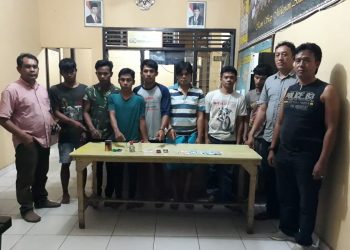 Pesta Sabu di Rumah Bandar, 7 Orang Ditangkap Polisi