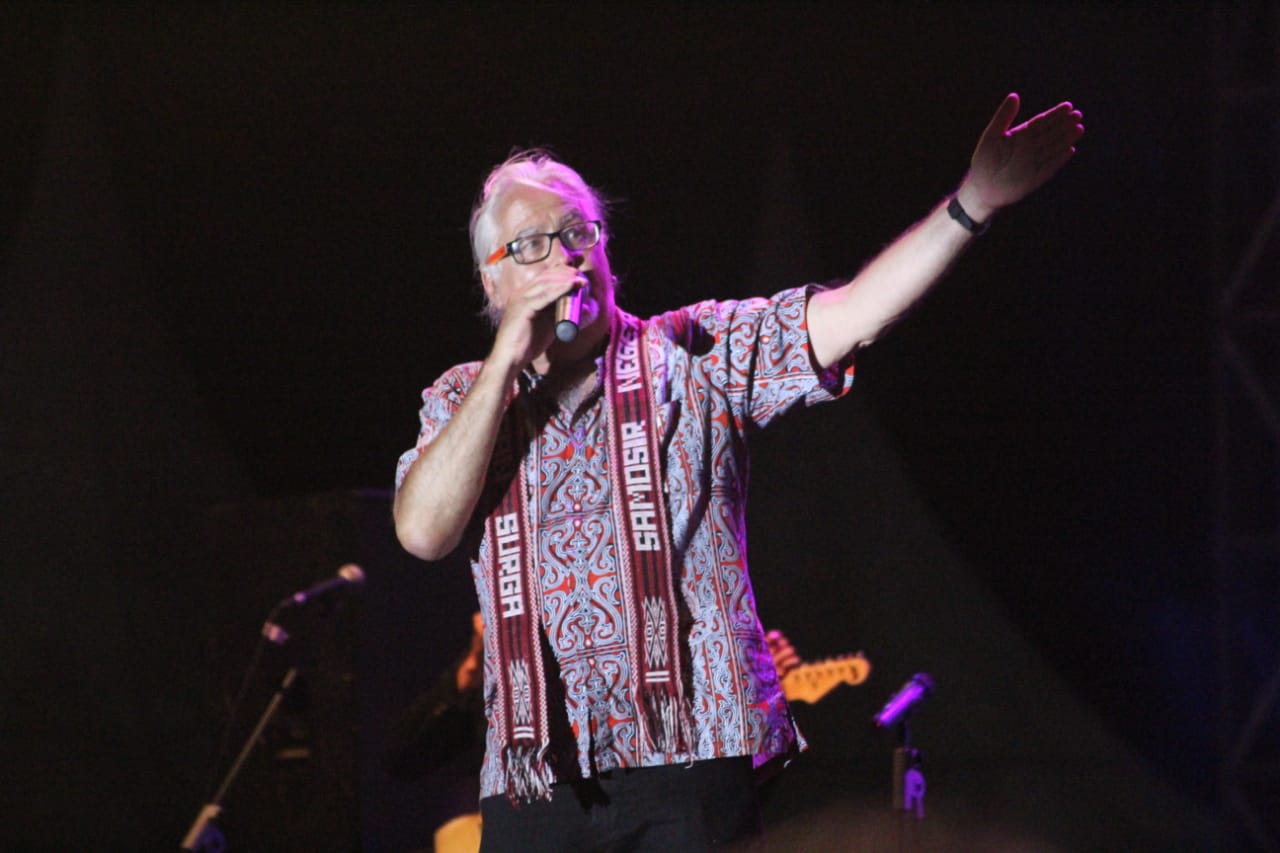 Samosir Music International 2018, Herman Delago dan Tim Bawakan Lagu ‘Mardua Holong’